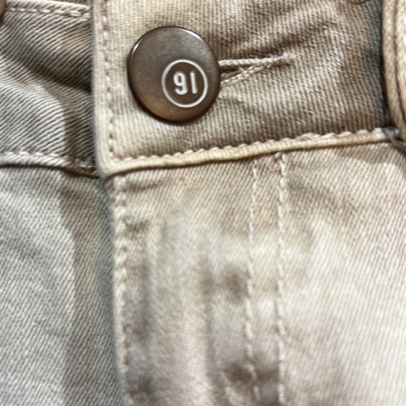 Cotton On Ripped Distressed Skinny Denim Tan Jeans - Picture 5 of 9